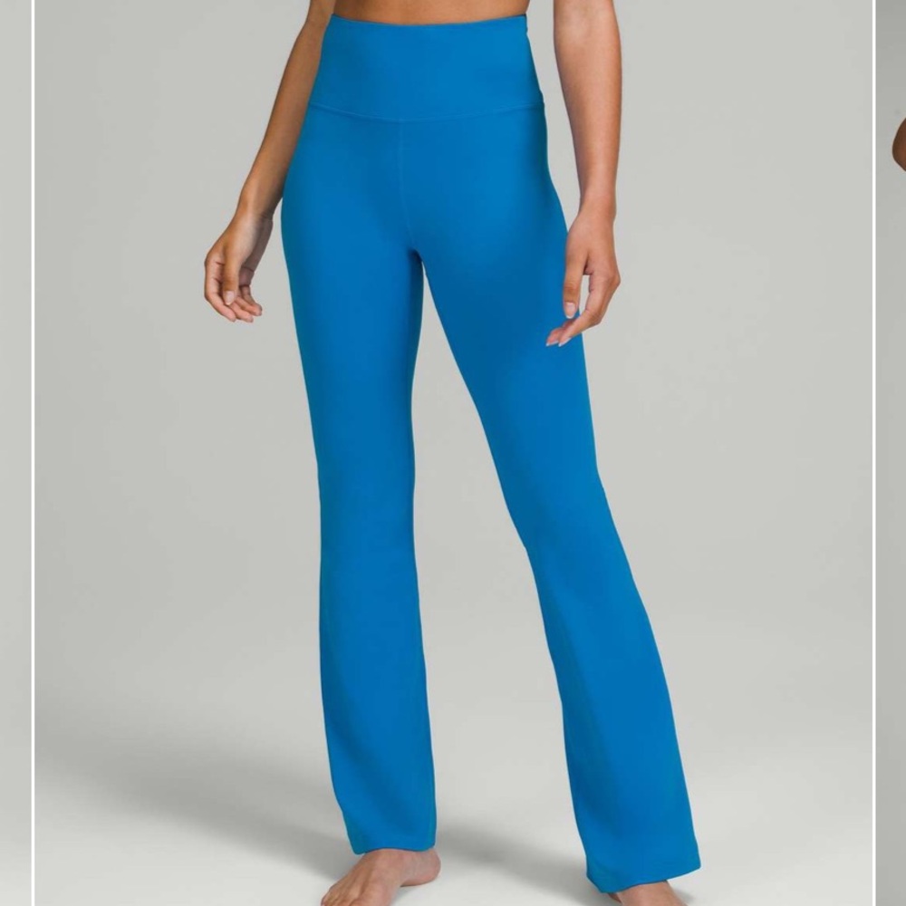 Lululemon Groove Super-High-Rise Flared Pant *Nulu “Poolside”